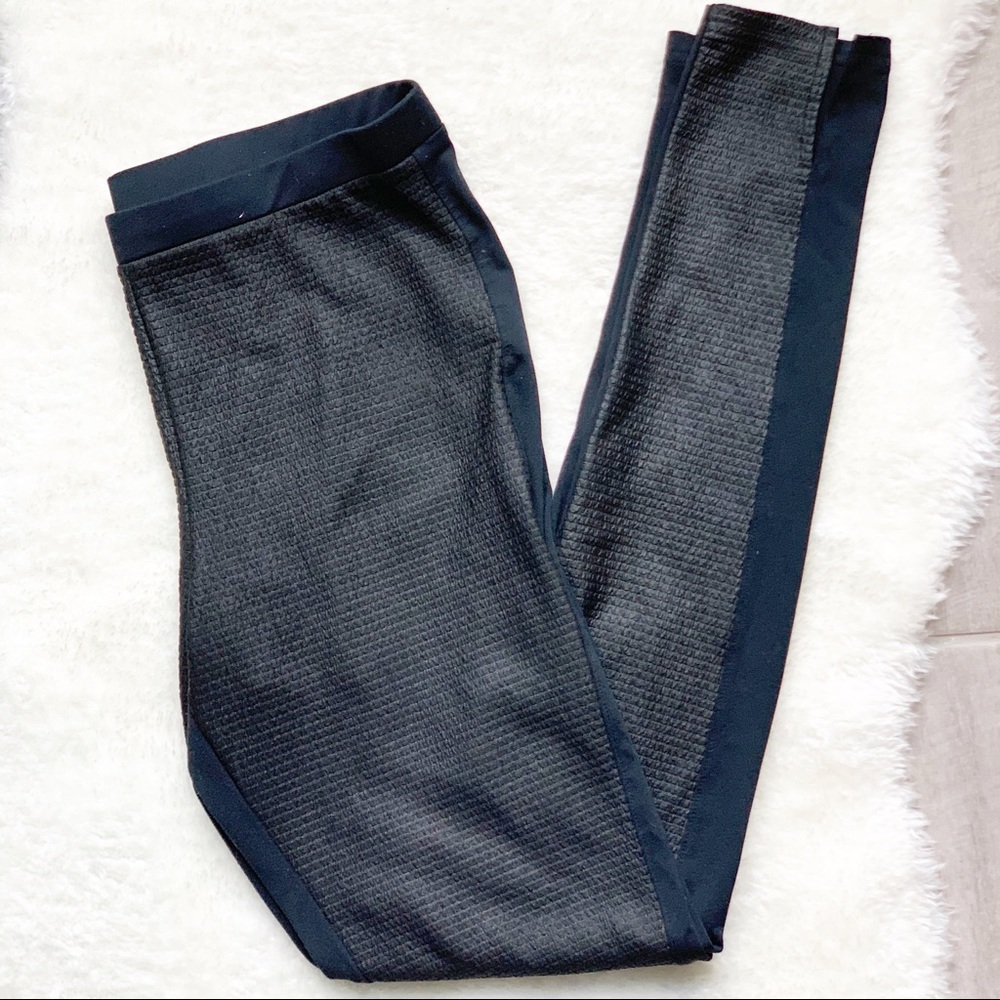 Leith Vegan Leather Front Textured Leggings